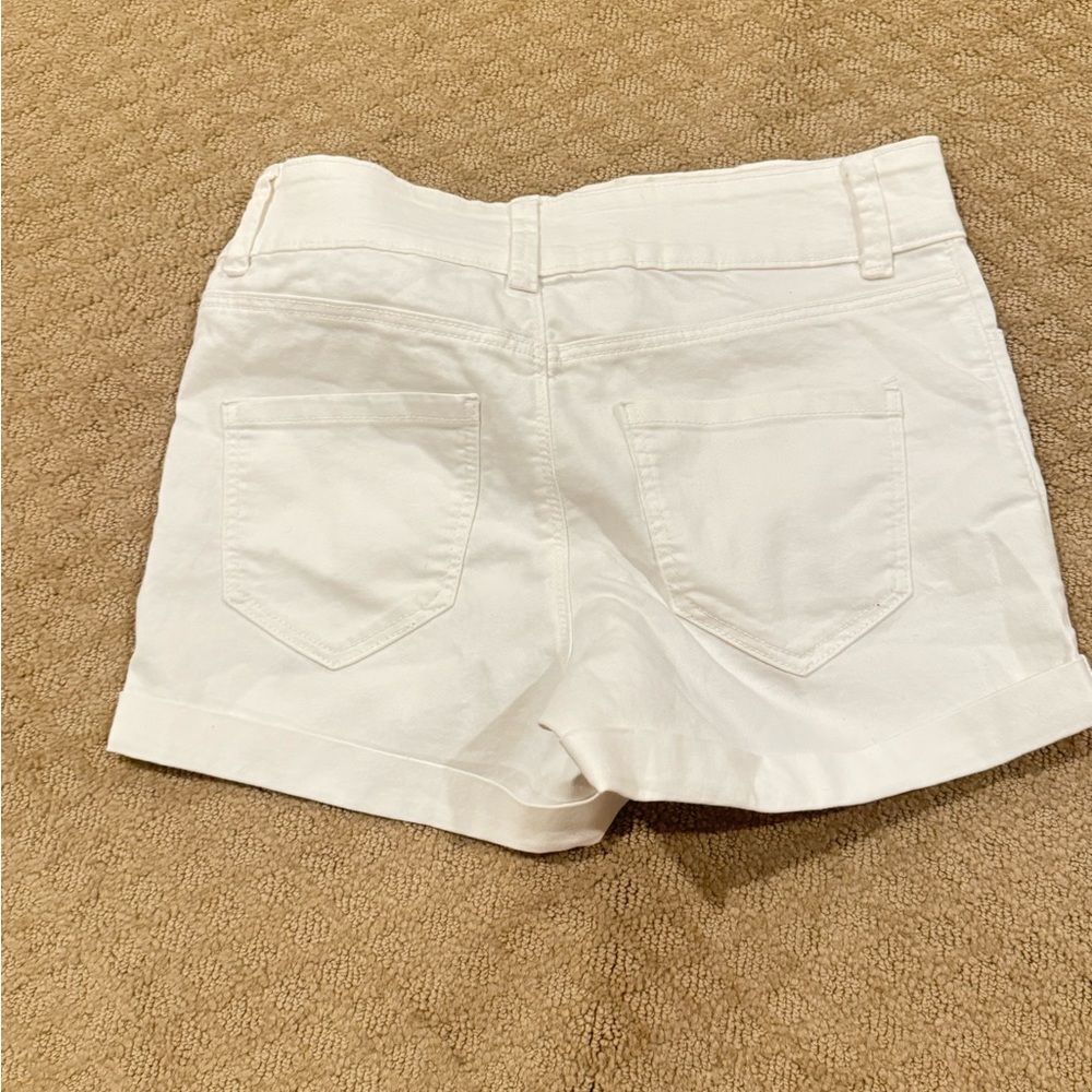 Classic White Women's Shorts